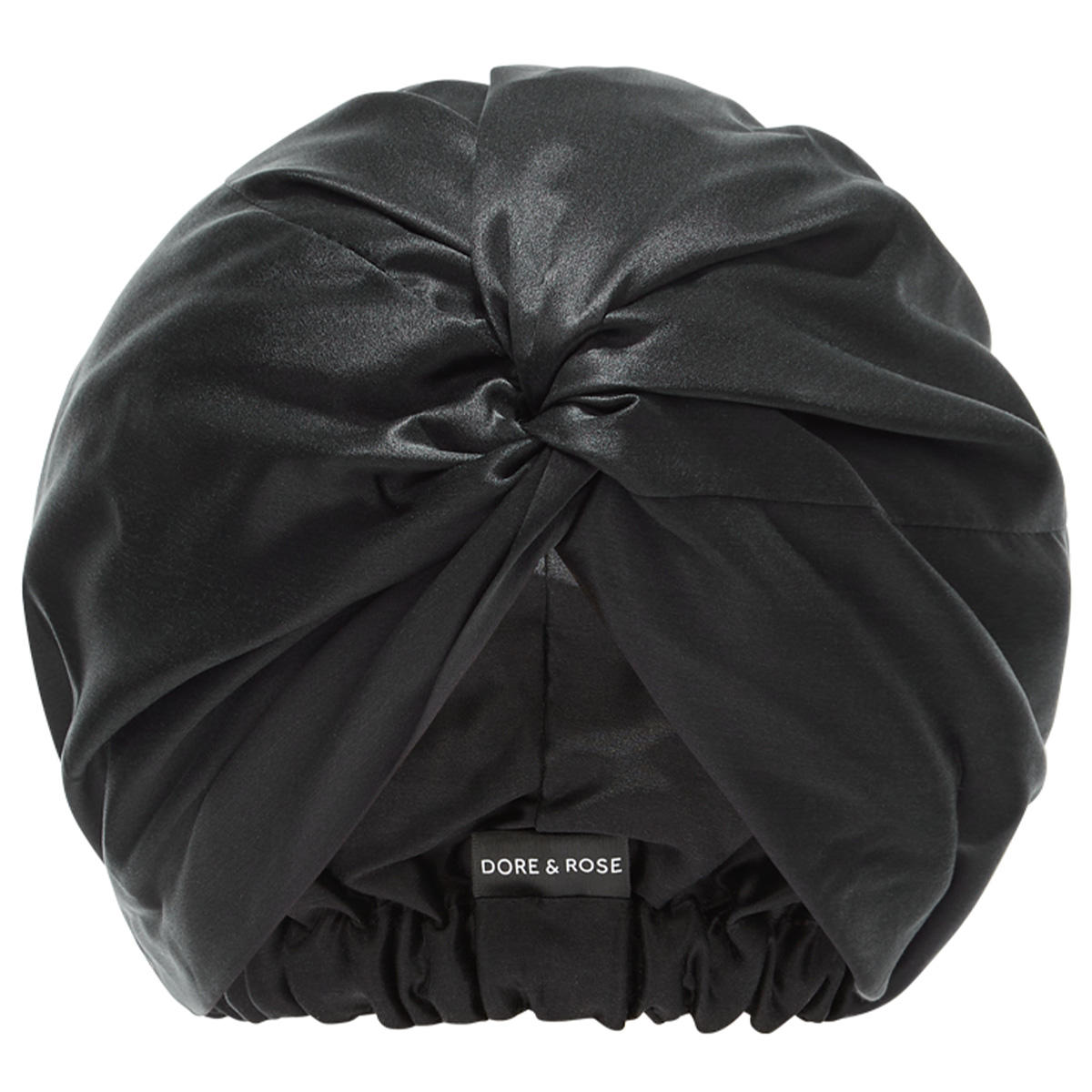 Dore & Rose Premium Silk Bonnet Black