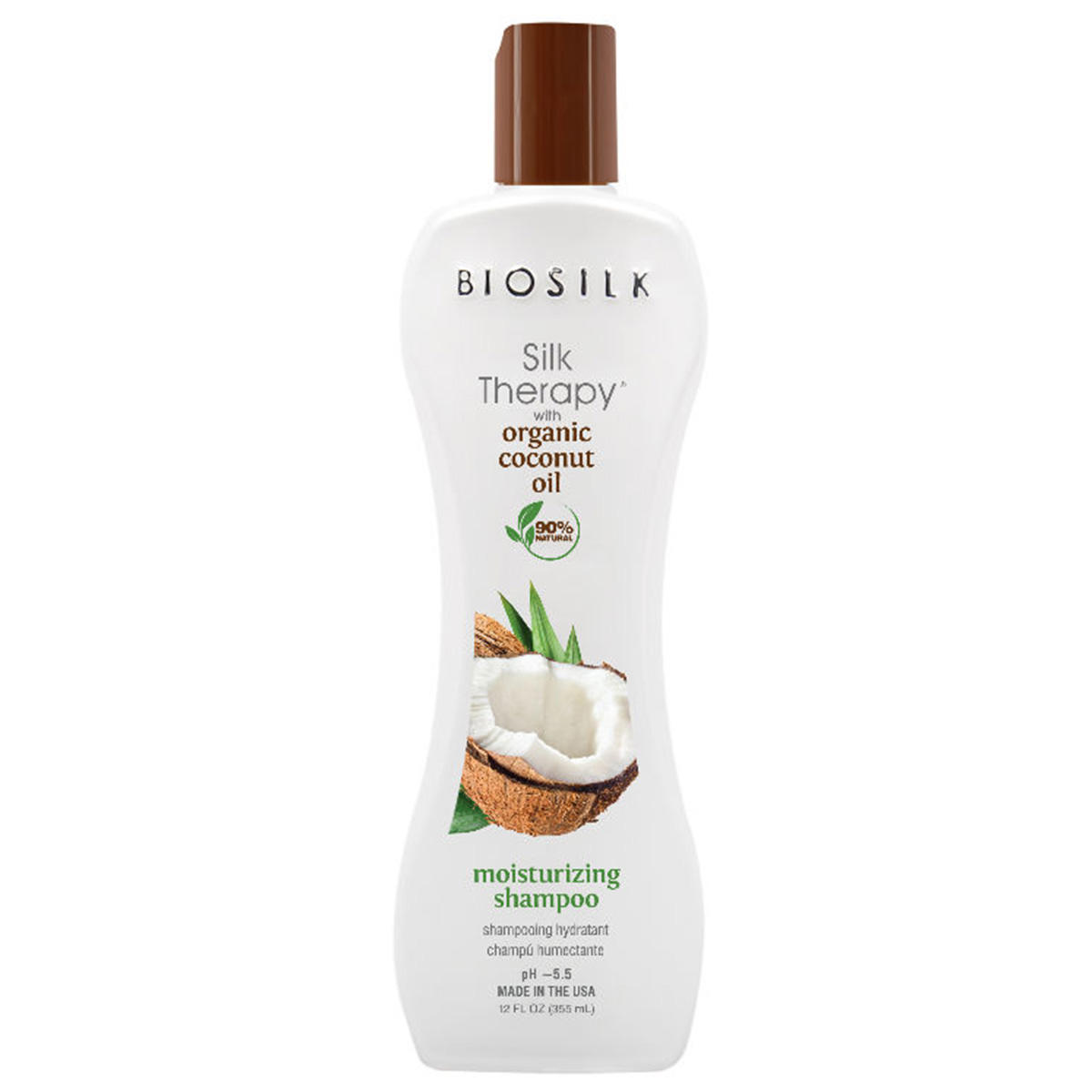 BIOSILK Silk Therapy Coconut Oil Moisturizing Shampoo 355 ml