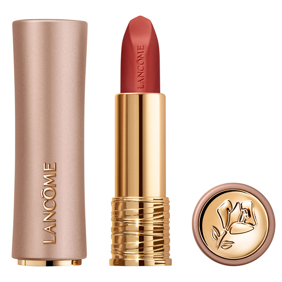 Lancôme L'Absolu Rouge Intimatte 121 Brown Sans Filtre