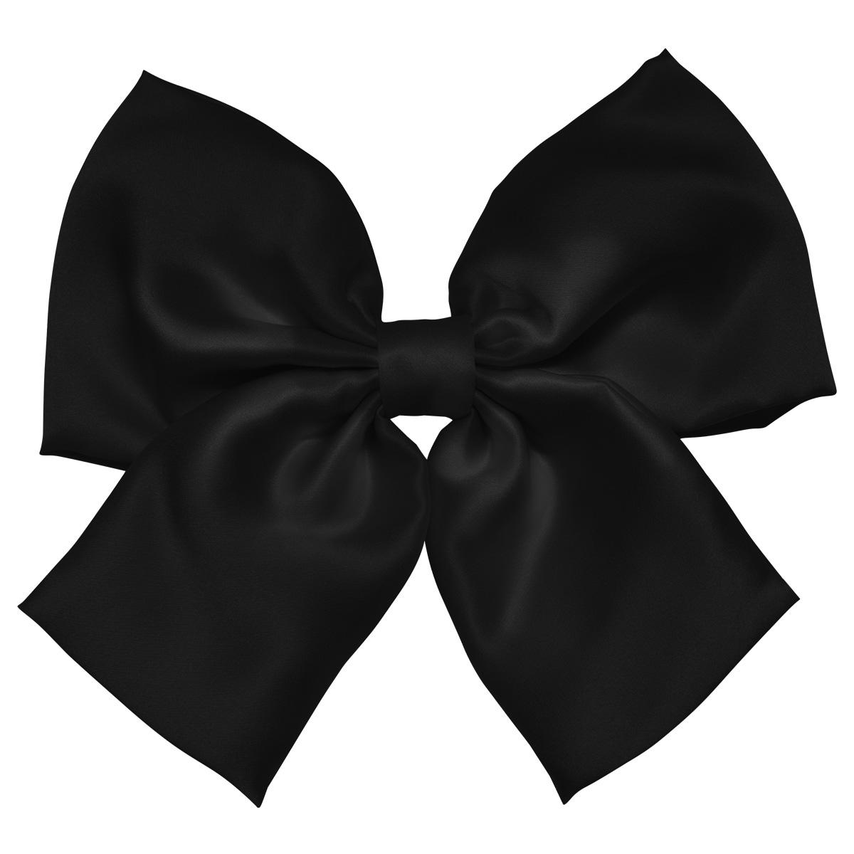 LUÃRE THE SILK BOW Black
