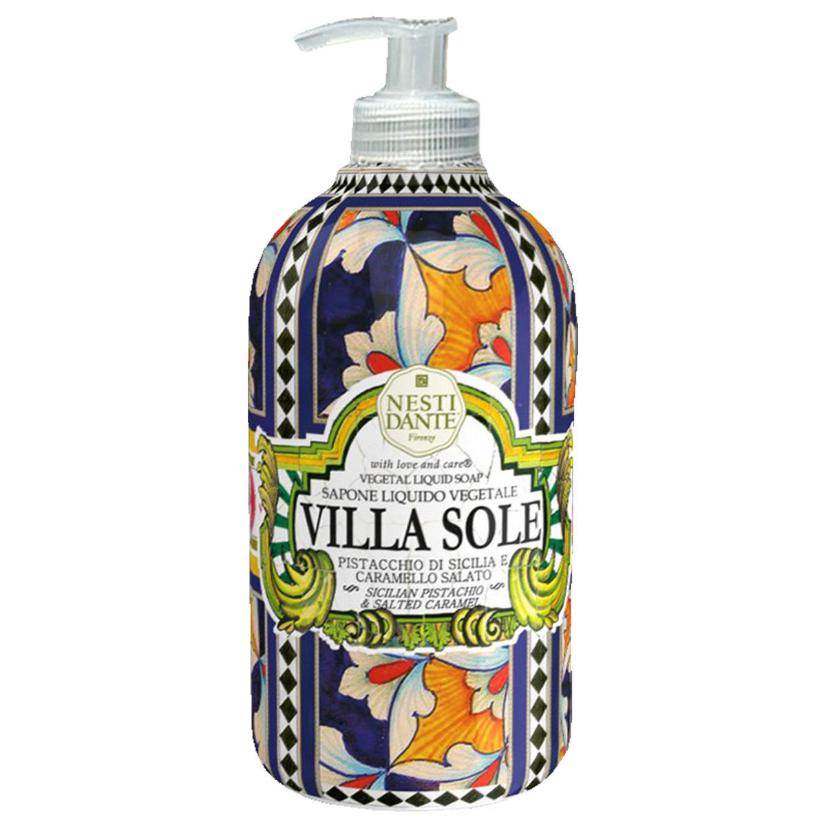 Nesti Dante Villa Sole Pistacchio Di Sicilia e Caramello Liquid Soap 500 ml