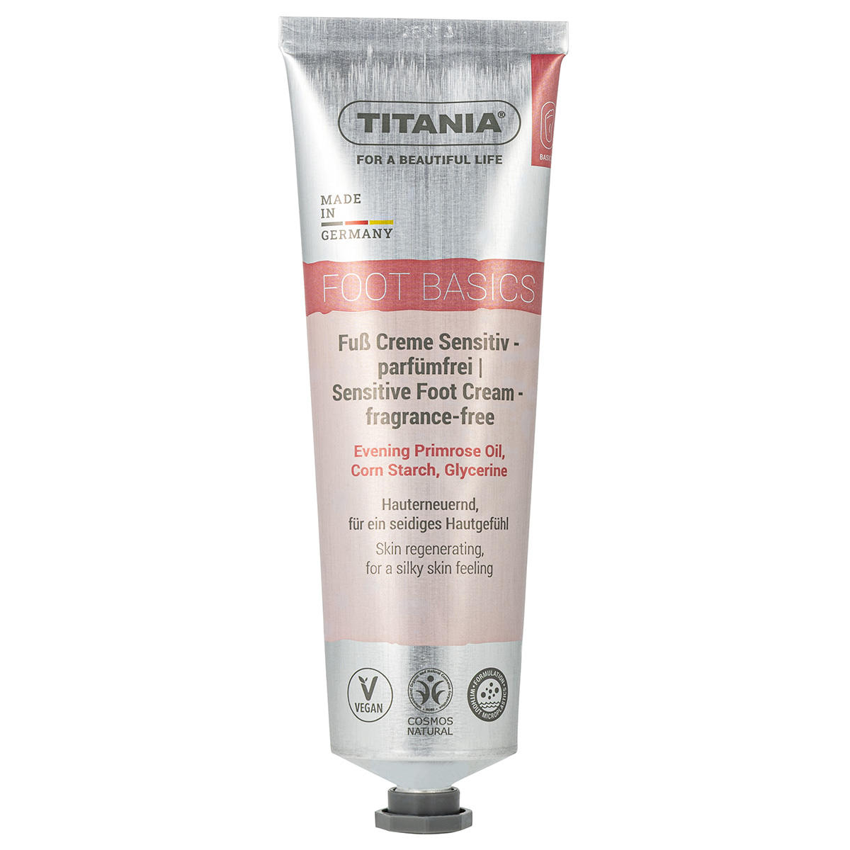 Titania Crème Pieds Sensitive - sans parfum 100 ml
