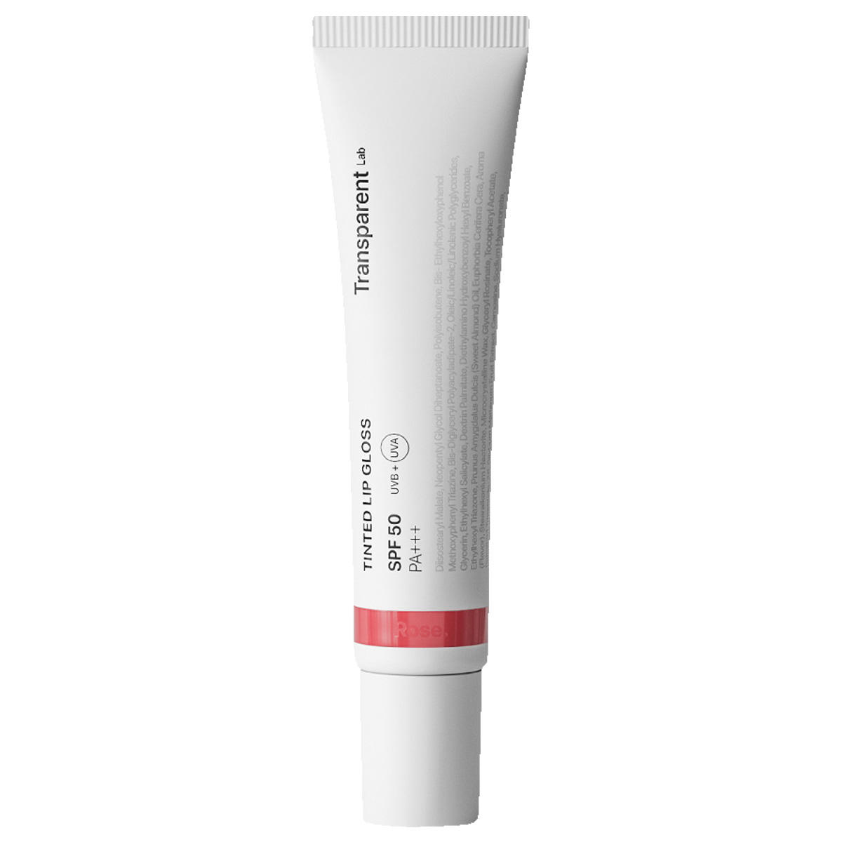 Transparent Lab Tinted Lip Gloss SPF 50 Rose 15 ml