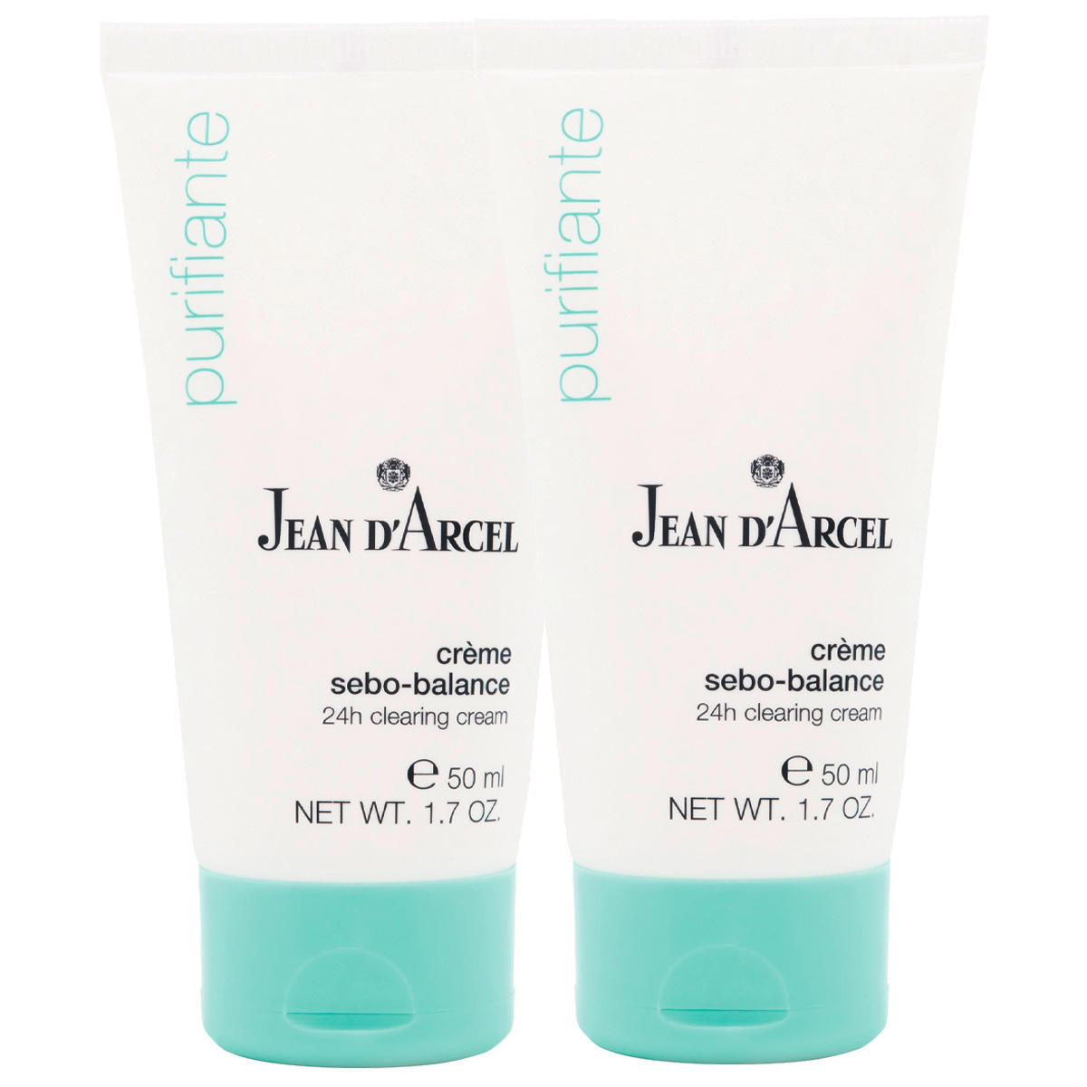 JEAN D ́ARCEL purifiante Set di 2 panna sebo-balance