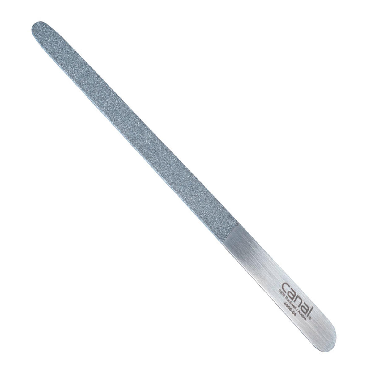 Canal Lima diamante acero inoxidable punta redonda 15 cm