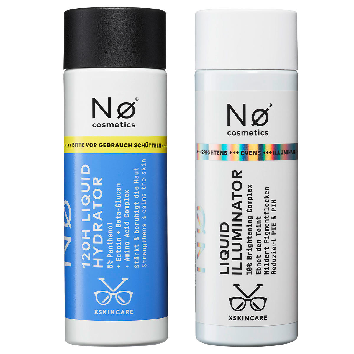 Nø Cosmetics Liquid Illuminator & Hydrator Set