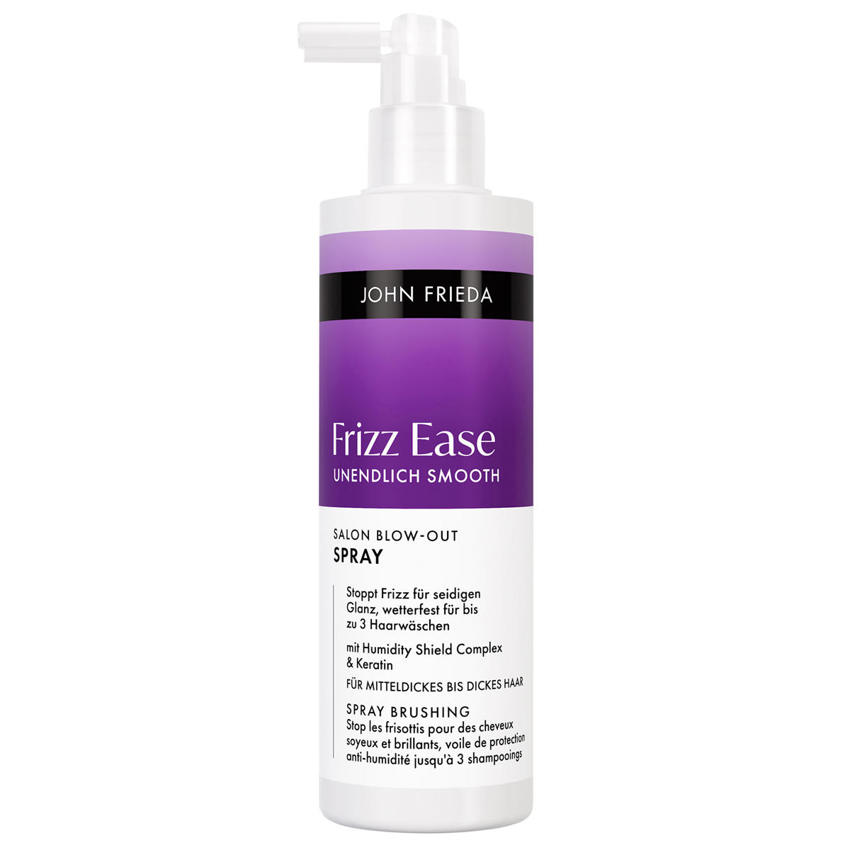 John Frieda Frizz Ease Forever Smooth Salon Blow-Out Spray 200ml 2