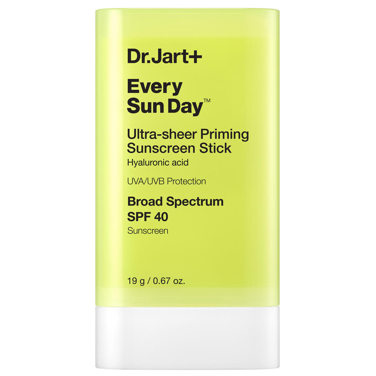 Dr. Jart+ Every Sun Day Ultra-Sheer Priming Sunscreen Stick SPF 50 19 g