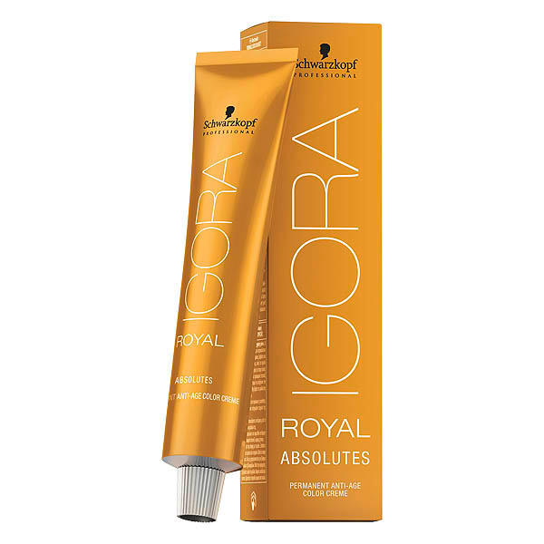 Schwarzkopf Professional ROYAL ABSOLUTES Permanent Anti-Age Color Creme 4-50 Mittelbraun Gold Natur Tube 60 ml