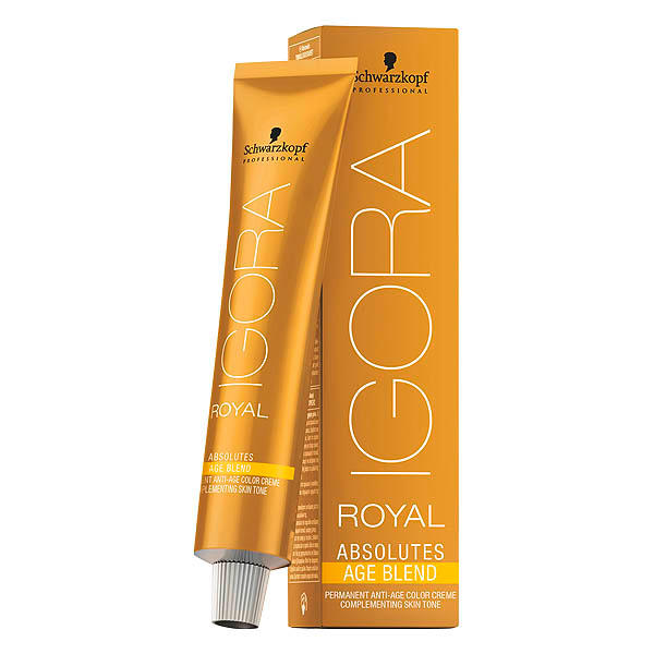 Schwarzkopf Professional Age Blend Permanent Anti-Age Color Cream 8-140 Light Blonde Cendré Beige, Tube 60 ml