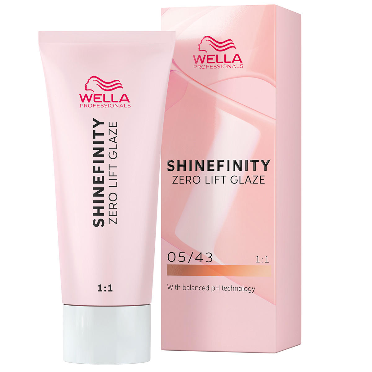 Wella Shinefinity Zero Lift Glaze 05/43 Hot Chili - hellbraun rot-gold 60 ml