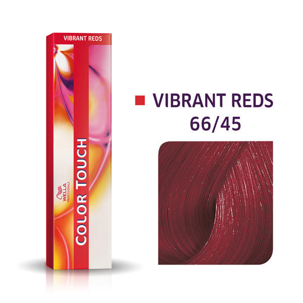 Wella Color Touch Vibrant Reds 66/45 Blond foncé intense cuivré acajou