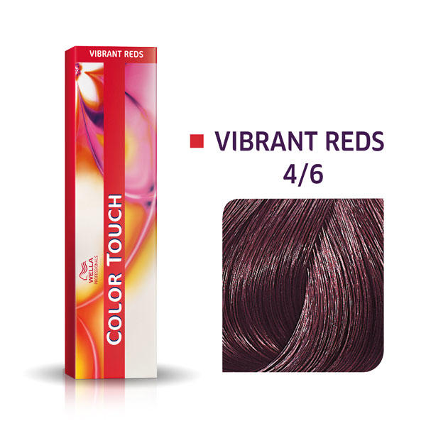 Wella Color Touch Vibrant Reds 4/6 Châtain moyen violet