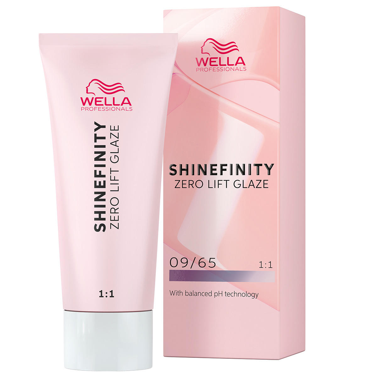 Wella Shinefinity Zero Lift Glaze 09/65 Pink Shimmer - lichtblond violett-mahagoni 60 ml