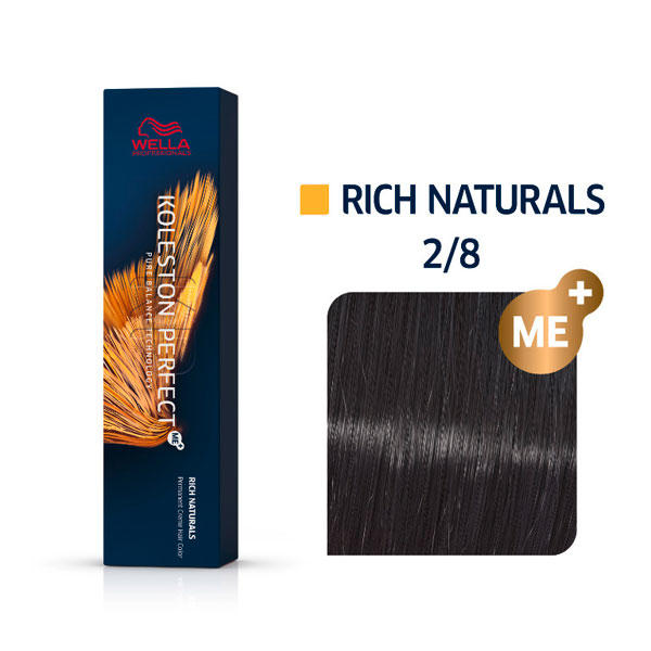 Wella Koleston Perfect Rich Naturals 2/8 Blauschwarz, 60 ml