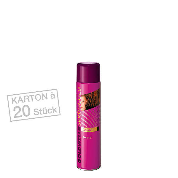 Goldwell Sprühgold Classic Haarspray Karton 300 ml, Karton mit 20 Stück, Packung mit 20 x 300 ml