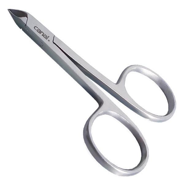 Canal Hautzange Scherenform rostfrei, 8 cm, Schneidlänge 5 mm