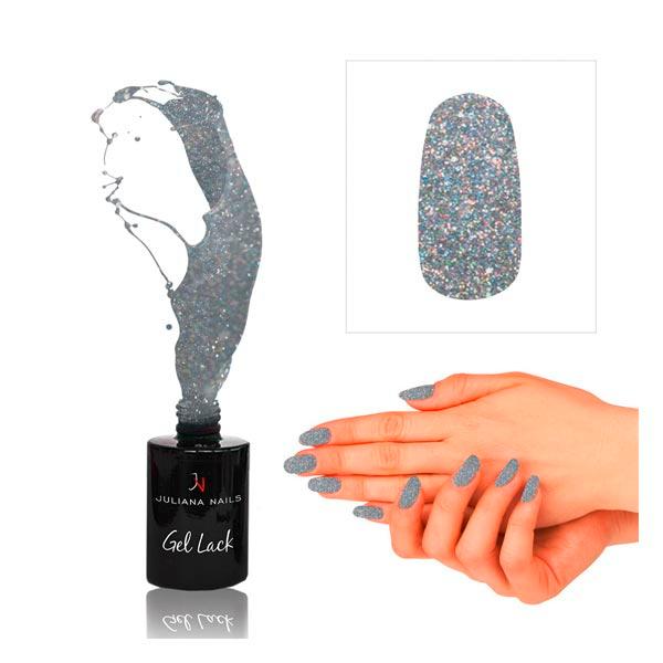 Juliana Nails Gel Lack Glitter/Shimmer Glitter Irisierend, Flasche 6 ml