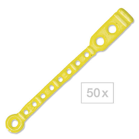   Flexofix-Patentgummilaschen Lungo, per involucri di dimensioni normali, per confezione 50 pezzi.