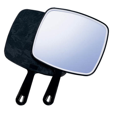 Dynatron Specchio manuale del parrucchiere Nero