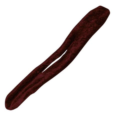   Hair-Twister Donkerrood, 34 cm lang
