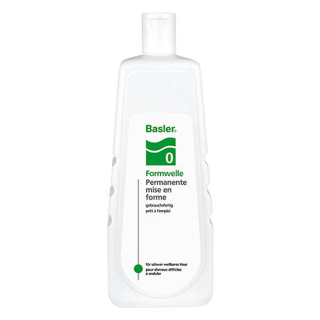 Basler Albero sagomato 0, per capelli difficili da arricciare, bottiglia economica da 1 litro