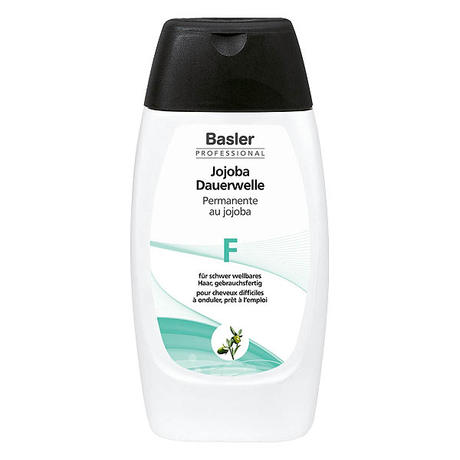 basler Permanente au jojoba F, pour cheveux difficiles à onduler, Bouteille 200 ml