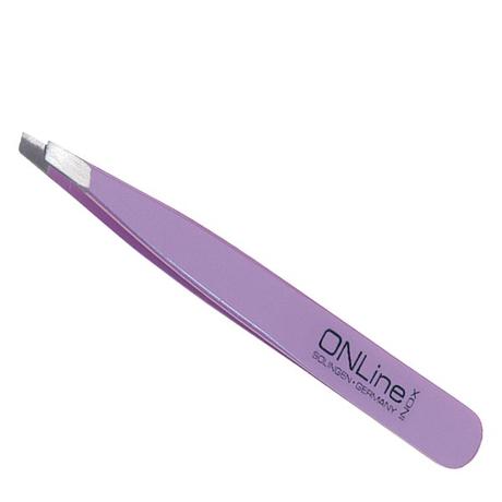 Tweezers oblique INOX Purple