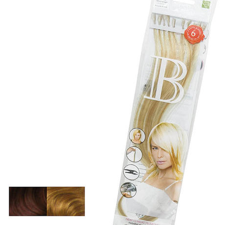 Balmain Fill-In Extensions Natural Straight Duotone 20 Medium Pearl Blond