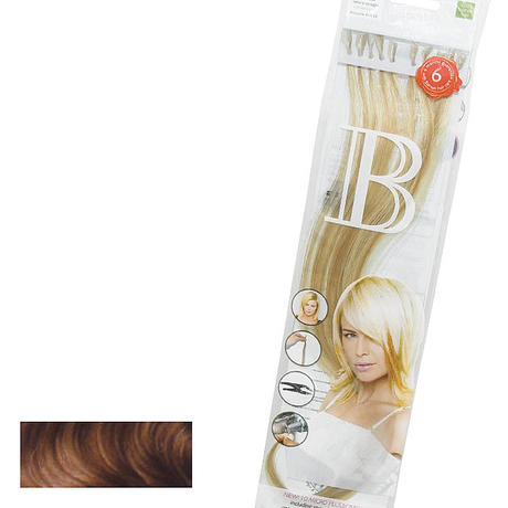 Balmain Fill-In Extensions Natural Straight Duotone 10 (level 6) Dark Blond