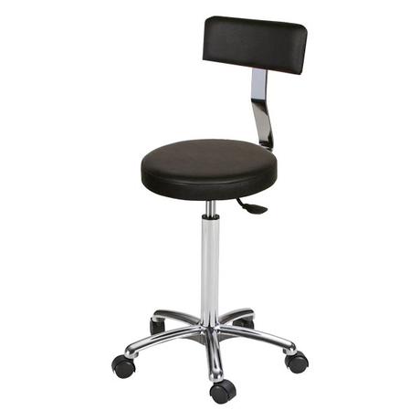 Roller stool Scandic With backrest