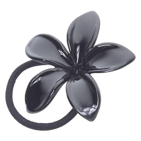 H+B Italia Elastique en caoutchouc fleur Noir