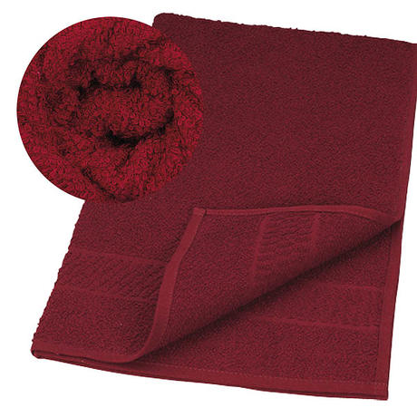 BOB TUO Serviette de salon BOB TUO rouge couleur vin