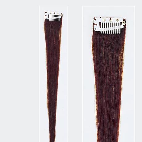 Solida Mèche en cheveux naturels Mini Stringy Jamie Bel Hair châtain