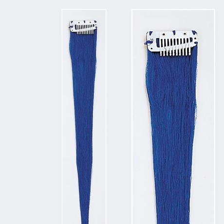 Solida Bel Hair Mini Stringy Jamie Echthaar-Strähne Royalblau