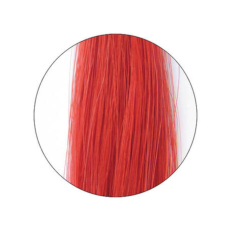 Human hair strands effect Red