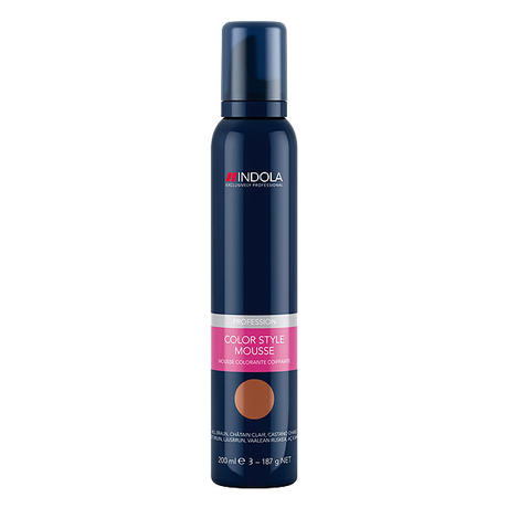 Indola Profession Color Style Mousse Hell Braun, 200 ml