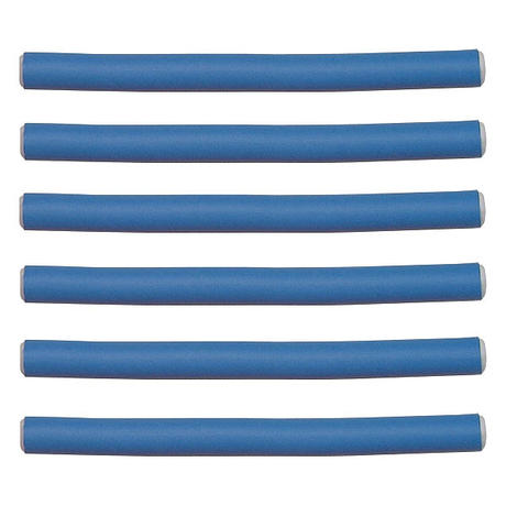 Efalock Flex-Wickler bleus, Ø 14 mm, Par paquet 6 pièces