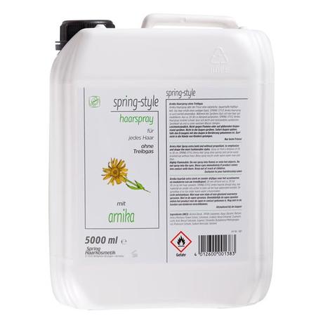 Spring Hair spray with arnica 5 Liter