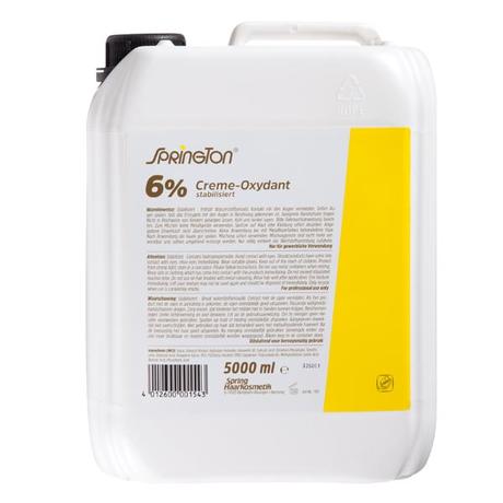 Spring Springton Creme-Oxydant 6 % - 20 Vol. 5 Liter
