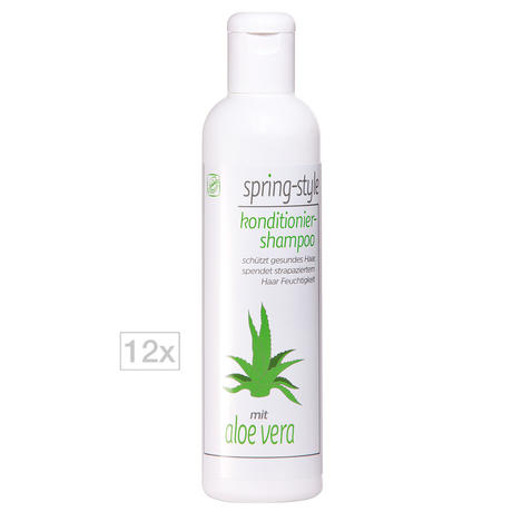 Spring Shampoing revitalisant à l'aloe vera 12 x 250 ml