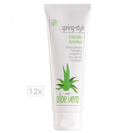 Spring Traitement intensif des cheveux à l'aloe vera 12 x 125 ml