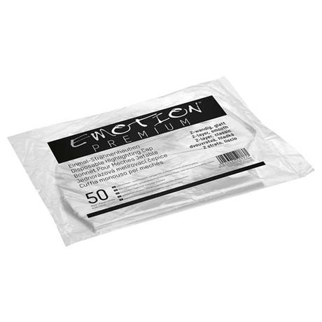 Efalock Emotion Premium Einmal-Strähnenhauben Doppelwandig, 50 Stück
