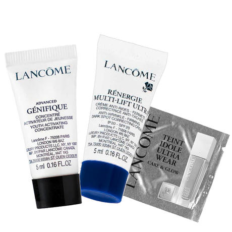 Lancôme Care products assorted, one sample