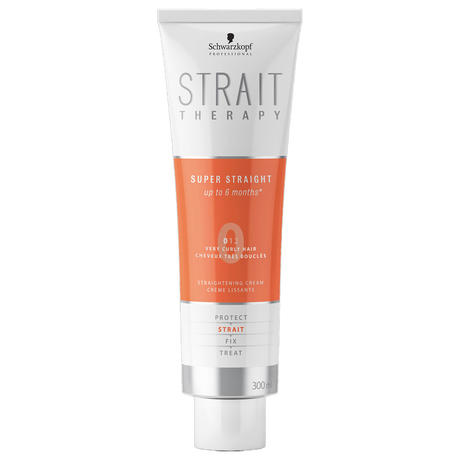 Schwarzkopf Professional STRAIT THERAPY Strait Cream 0 - pour cheveux rebelles, très bouclés, 300 ml