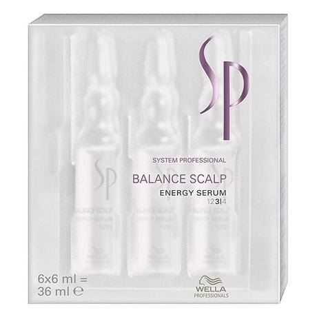 Wella SP Balance Scalp Energy Serum Packung mit 6 x 6 ml