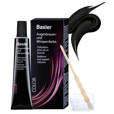 Basler Color de cejas y pestañas Negro, 15 ml