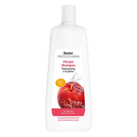 basler Shampooing à la pêche Bouteille 1 litre