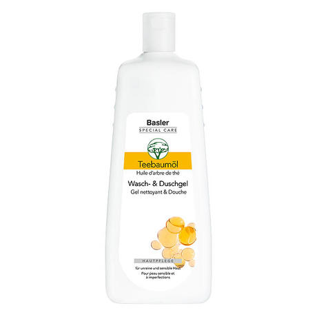 basler Huile d’arbre de thé Gel nettoyant & Douche Bouteille 1 litre