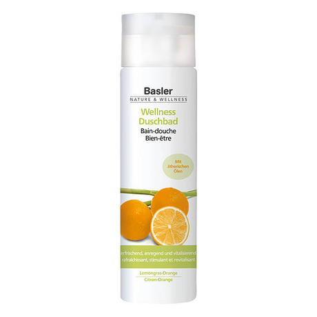 Basler Nature & Wellness Baño de ducha Wellness Hierba de limón-Naranja Botella 250 ml